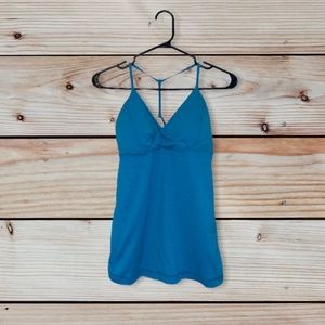 Lululemon tank top rare blue v neck sport summer top